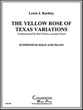 YELLOW ROSE OF TEXAS AND VARIATIONS EUPHONIUM SOLO P.O.D. cover